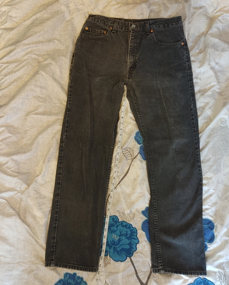 Vintage 90's Levis 505 Black Jeans